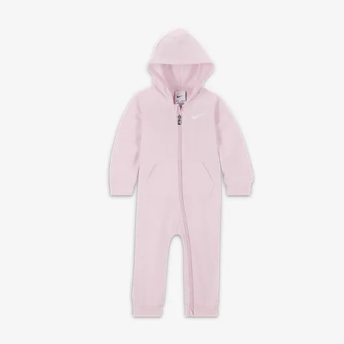 Nike Essentials Baby (12-24M) Hooded Coverall Pink