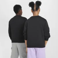 Nike Sportswear Club Fleece Big детские свитшот (Extended Size) цвет черный