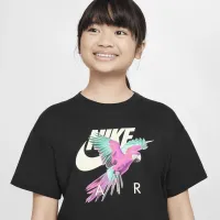 Nike Air Big дитячі (Girls') футболка колір чорний
