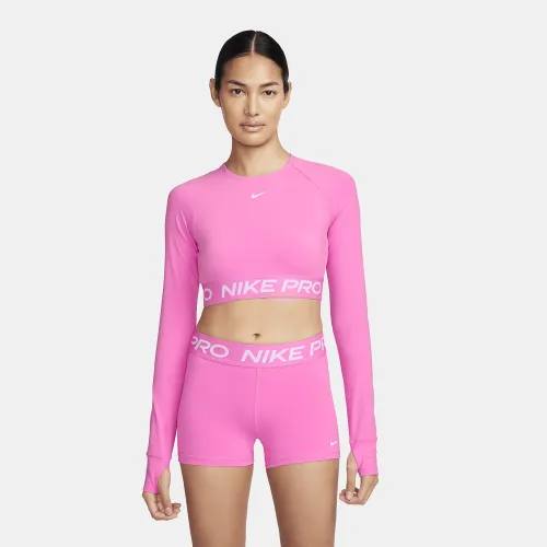 Nike Pro 365 Women's Dri-FIT Cropped Long-Sleeve Top