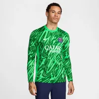 Paris Saint-Germain 2024/25 Stadium Goalkeeper чоловічі Nike Dri-FIT Soccer Replica Long-Sleeve Jersey колір зелений