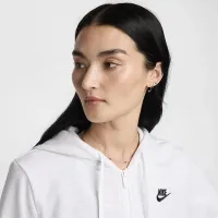 Nike Sportswear Club Fleece жіноча Full-Zip Толстовка з капюшоном колір коричневий