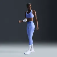 Nike Pro Sculpt жіноча З високою талією 7/8 лосіни з кишенямиблакитний