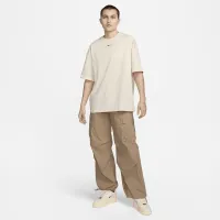 Nike Sportswear Essential жіноча оверсайз футболка колір коричневий