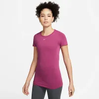 Nike Dri-FIT ADV Aura женская Slim-Fit Short-Sleeve Top цвет красный