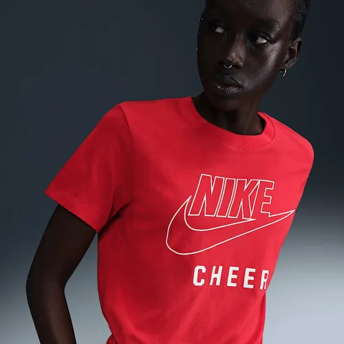 Nike Swoosh женская Cheer футболка цвет красный