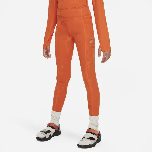 Nike ACG Therma-FIT Big детские (Girls') лосины Orange