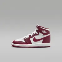Nike Jordan 1 Retro High OG Little дитячі Кросівки колір білий