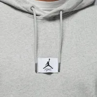 Nike Jordan Flight Fleece чоловічі Pullover Толстовка з капюшоном колір сірий