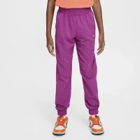 Nike Dri-FIT One Big дитячі (Girls') Woven тренувальні Pants колір фіолетовий