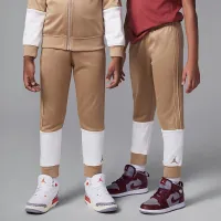 Nike Jordan Little дитячі Dri-FIT Colorblocked Tricot Taping комплект колір коричневий