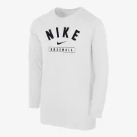 Nike Baseball Big детские (для мальчиков) Long-Sleeve футболка цвет белый