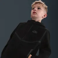 Nike Dri-FIT Little детские 2-Piece Full-Zip Tech Woven набор цвет черный