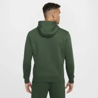 Nike Sportswear Club Fleece мужские Graphic Pullover Толстовка с капюшоном цвет зеленый