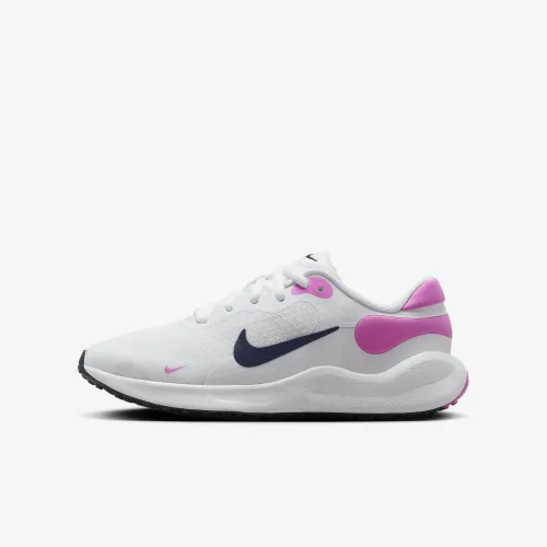 Nike Revolution 7 Big детские Running Кроссовки цвет белый