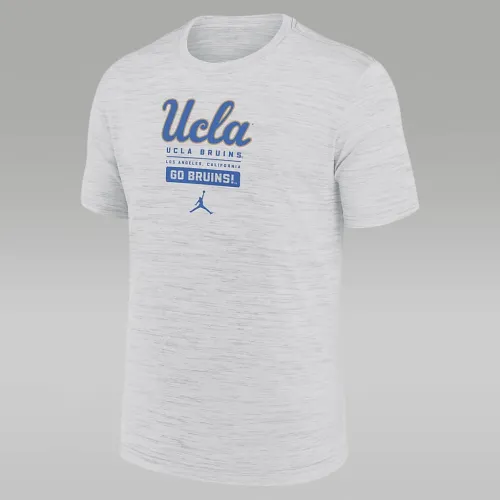 UCLA Bruins Campus Center Block Velocity чоловічі Nike Dri-FIT College футболка колір білий