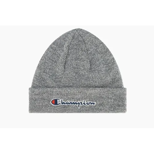 Шапка Champion Logo Knitted Beanie 805441-EM525 - Серая