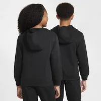 Nike Sportswear Club Fleece Big детские Толстовка с капюшоном цвет черный