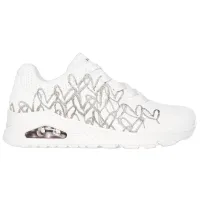 Кроссовки Женские Skechers UNO Golden Heart (177975-WTRG)