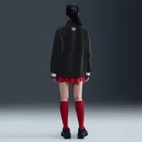 Nike Sportswear Phoenix Fleece женская оверсайз 1/4-Zip Long свитшот цвет черный