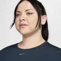 Nike One Classic жіноча Dri-FIT Short-Sleeve Top (великі розміри) блакитний