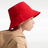 Nike Little дитячі Bucket Hat колір червоний