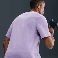 Nike Primary чоловічі Dri-FIT Short-Sleeve Versatile Top колір фіолетовий