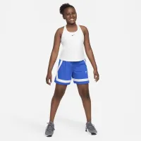 Nike Swoosh Big дитячі (Girls') Dri-FIT Tank Sports Bra (Extended Size) колір білий