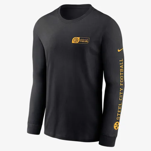 Pittsburgh Steelers All Out чоловічі Nike NFL Long-Sleeve футболка колір чорний