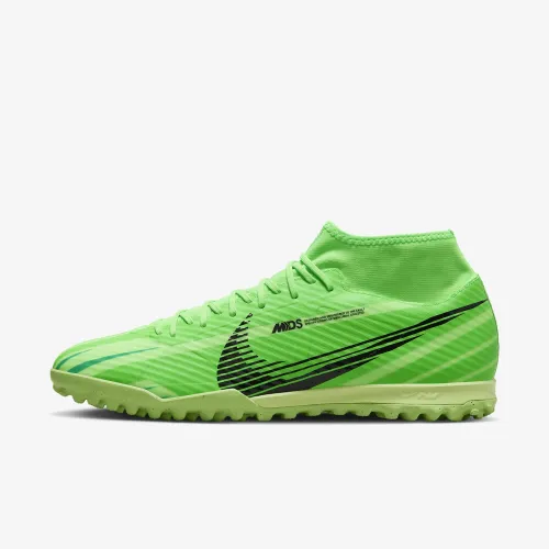 Nike Superfly 9 Academy Mercurial Dream Speed TF High-Top Soccer Кроссовки цвет зеленый