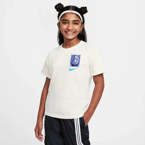 Nike Sportswear Big детские футболка цвет белый