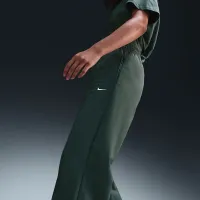 Nike Sportswear Everything Wovens женская Mid-Rise Open-Hem Pants цвет зеленый