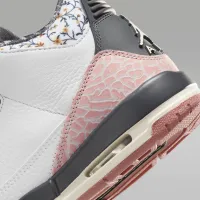 Nike Air Jordan 3 Retro Big детские Кроссовки цвет белый