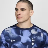 Tottenham Hotspur Academy Pro мужские Nike Dri-FIT Soccer Short-Sleeve Pre-Match Top синий