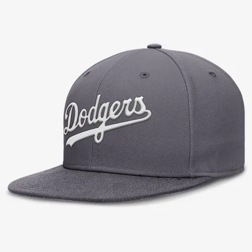 Los Angeles Dodgers True чоловічі Nike Dri-FIT MLB Fitted Hat колір сірий