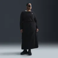 Nike Sportswear Club жіноча Long-Sleeve футболка (великі розміри) колір чорний