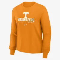 Tennessee Volunteers Primetime University Boxy жіноча Nike College Long-Sleeve футболка колір коричневий