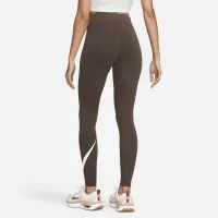 Nike Sportswear Classics жіноча З високою талією Graphic лосіни колір коричневий