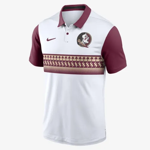 Florida State Seminoles Primetime Campus Vapor чоловічі Nike Dri-FIT College Polo колір білий