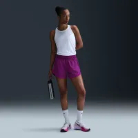 Nike Tempo жіноча Dri-FIT Mid-Rise Brief-Lined Running шорти колір фіолетовий