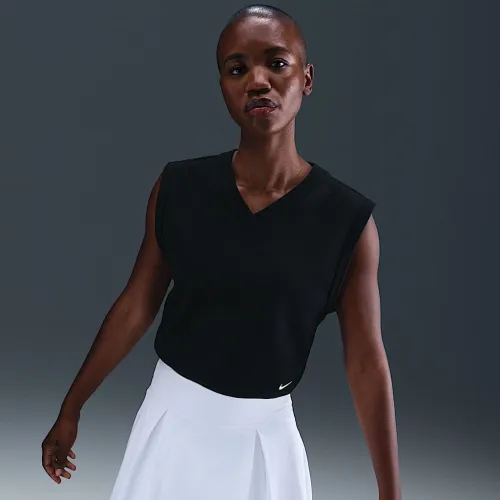 Nike женская V-Neck для гольфа Vest цвет черный