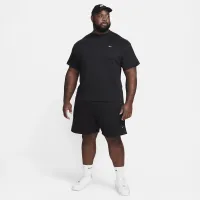 Nike Solo Swoosh мужские Fleece шорты цвет черный