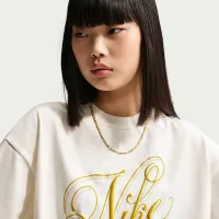 Nike Sportswear женская оверсайз Short-Sleeve футболка цвет белый