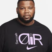Nike Max90 чоловічі Long-Sleeve баскетбольні футболка колір чорний