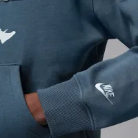 Nike Jordan Brooklyn Fleece мужские Pullover Толстовка с капюшоном синий