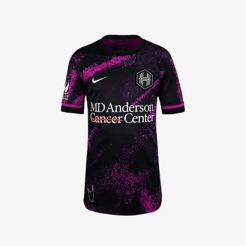 Houston Dash 2025 Stadium Away Big детские Nike Dri-FIT NWSL Replica Jersey цвет фиолетовый