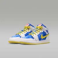 Nike Air Jordan 1 Mid Sneaker School Big дитячі Кросівки колір білий