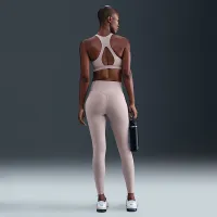 Nike Universa жіноча З високою талією 7/8 лосіни with No Front Seam колір коричневий