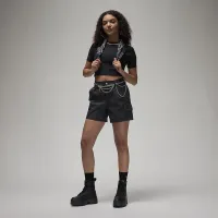 Nike Jordan Chicago жіноча шорти колір чорний