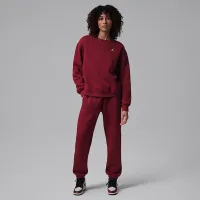 Nike Jordan Brooklyn Fleece женская Crew-Neck свитшот цвет красный
